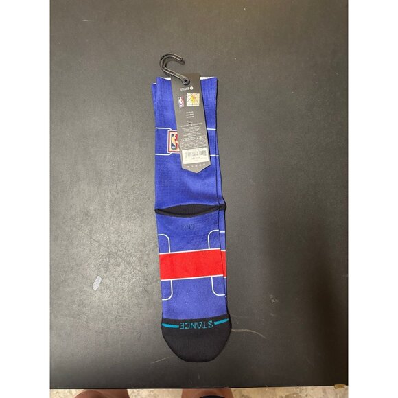 Stance Allen Iverson Philadelphia 76ers socks size large crew casual size large - Picture 4 of 6